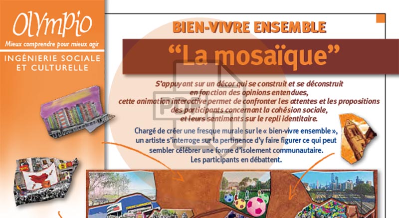 Le bien vivre ensemble "Mosaïque"