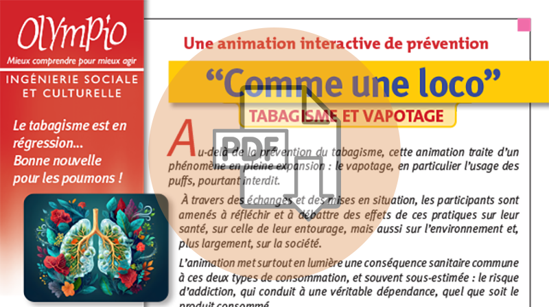 Comme une loco "Le tabagisme et le vapotage"