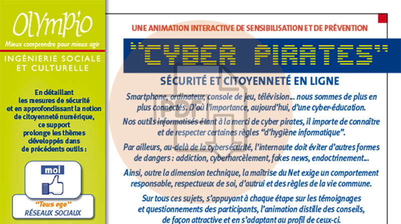 Sécurité et citoyenneté en ligne "Cyber Pirate"
